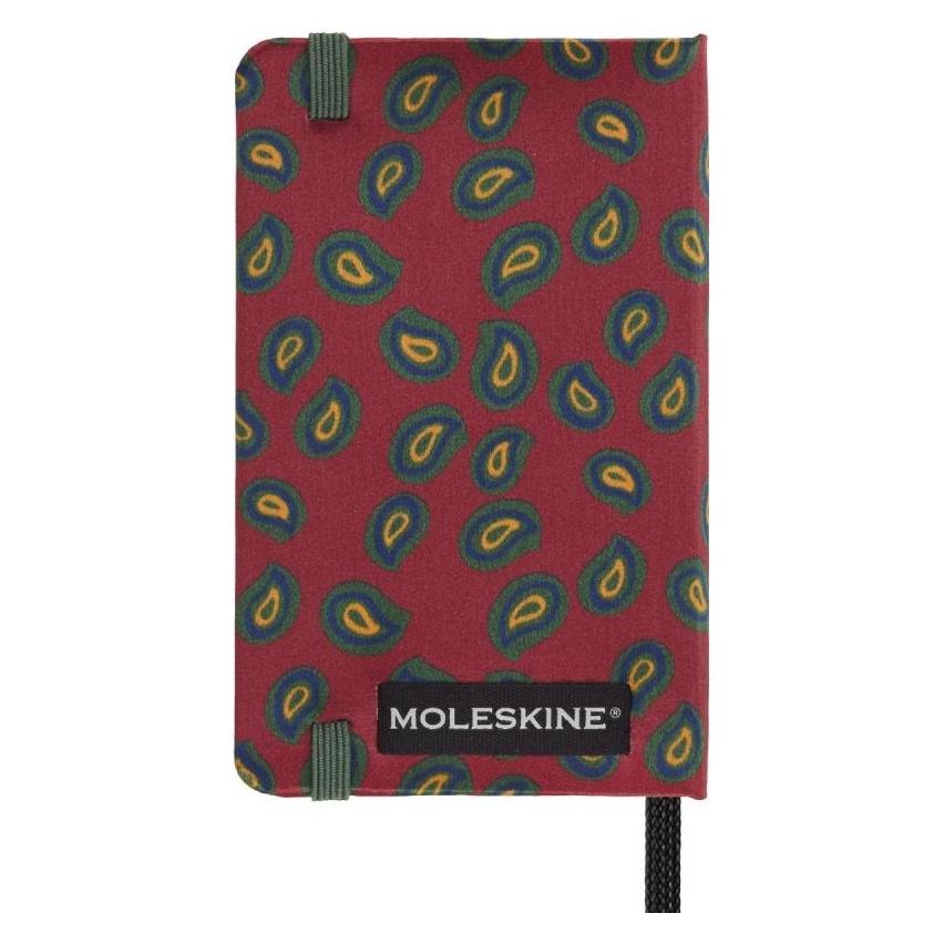 Moleskine Silk Notizbuch, XS, blanko, fester Einband, Bordeaux (Blanko, Harter Einband) (80.56598.858839)