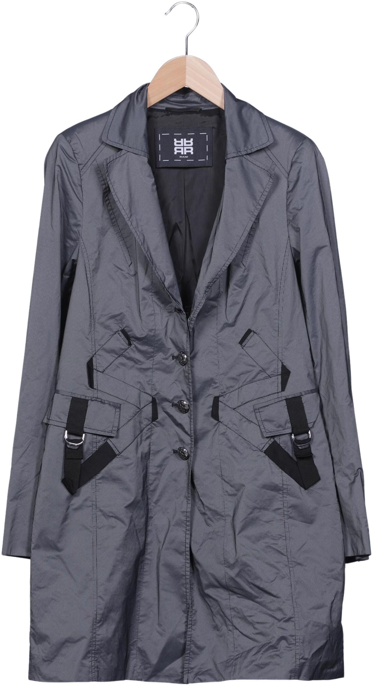 Riani Damen Mantel, Grau, Gr. EU 40, Synthetik / Viskose - Second Hand