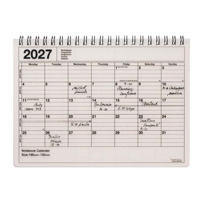 MARK'S 2027 Notebook Calendar S // Ivory