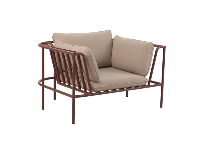 Brafab Fauteuil Collier Zin red-teddy beige