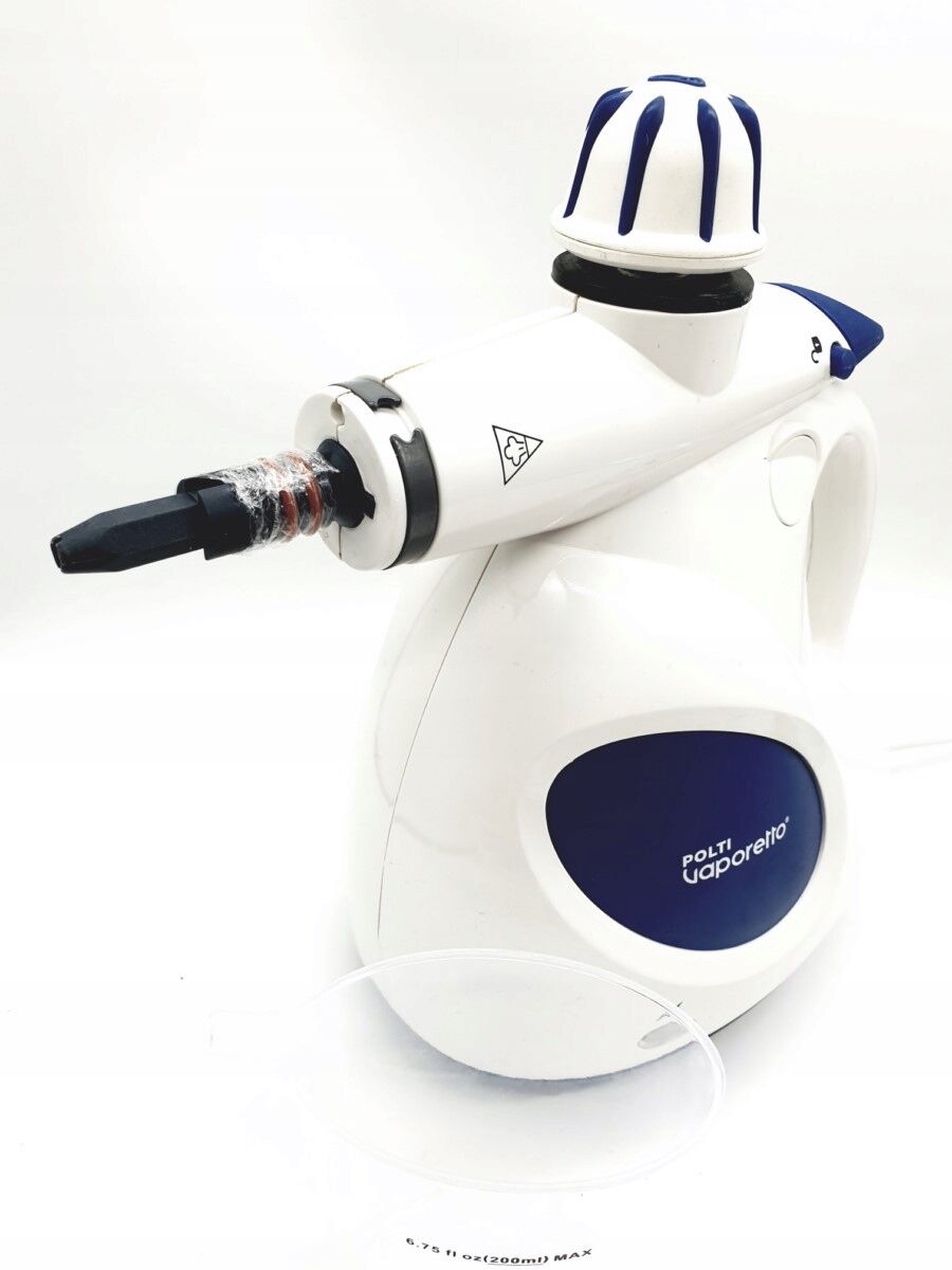 Polti Vaporettino First Pulitore A Vapore Portatile Capacità 200 Ml Potenza 1000 Watt Colore Bianco / Blu - Pgeu0011 Vaporettino First
