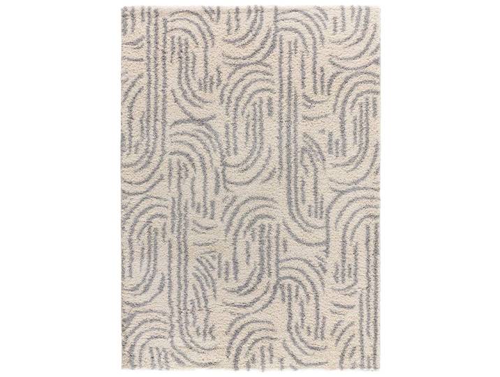 Tapis shaggy gris/beige 160x230 cm