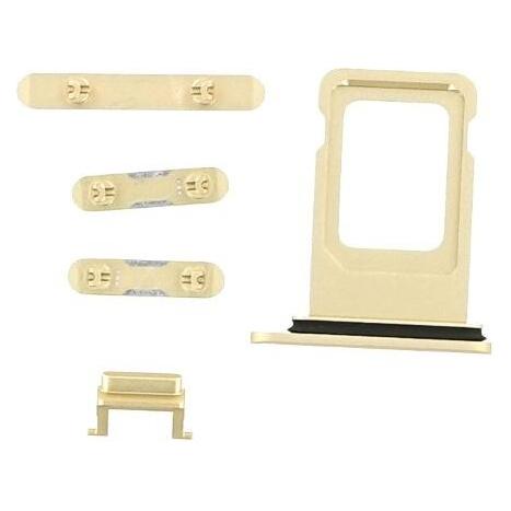 OEM Button Set für iPhone XR gelb (Apple iPhone XR) (25445926)