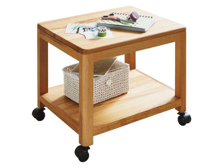 Livetastic Beistelltisch, Buche, Holz, Kernbuche, massiv, 50x40x40 cm, Wohnzimmer, Wohnzimmertische, Beistelltische