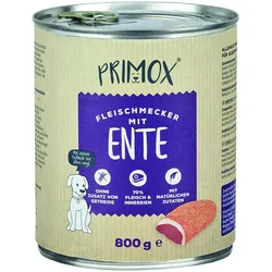 Primox Hunde Nassfutter mit Ente  6 x 800g 6x800 g