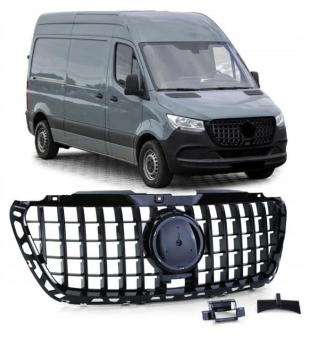 Vordergrill - Panamericana-Design-Vordergrill in Hochglanzschwarz für Nutzfahrzeuge