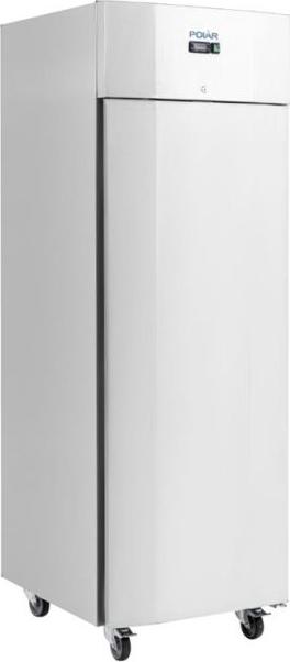 Polar Edelstahlkühlschrank 490 Liter 1 Türe