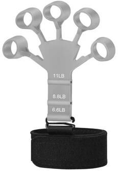 Multicon Wholesale Hub Hand Grip Hand Strength Trainer, Resistance Levels, Portable Fitness Finger Gripper Gym, Rehabilitation Physical Tools gray