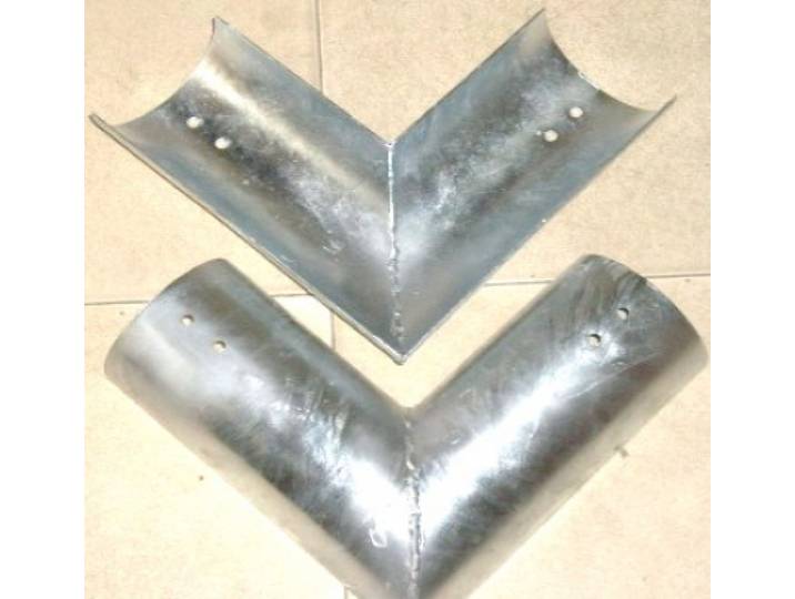 Verbinder rondhout palisadebeslag hoek ø10cm