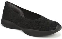 Women's Unity Skimmer Flat by Bzees for LifeStride in Jet Black (Size 8 M)