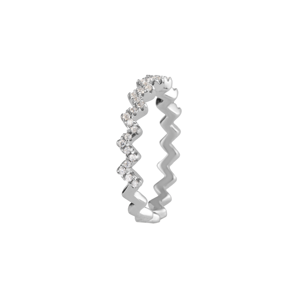 Jacques Lemans Ring Sterlingsilber mit Zirkonia