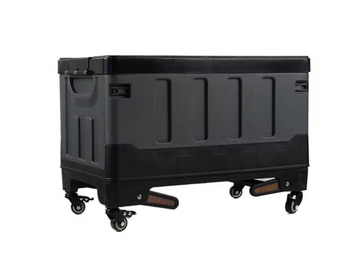 Boîte de rangement de voyage d'extérieur, caisses utilitaires en plastique pliables, boîte de rangement pliable durable