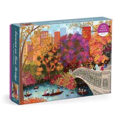 Joy Laforme Autumn on Bow Bridge 1000 Piece Puzzle, von Galison, Abrams and Chronicle Books IWUK, 978-0-7353-8610-5