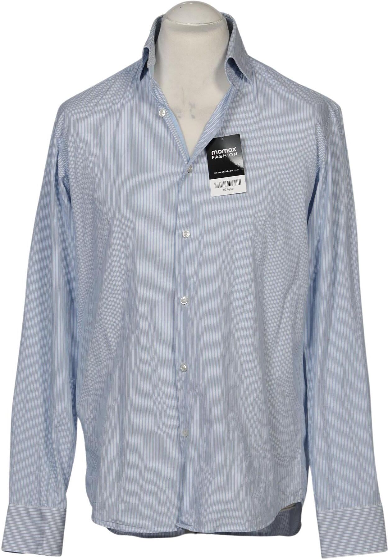 Hugo by Hugo Boss Herren Hemd, Hellblau, Gr. 40, Baumwolle - Second Hand