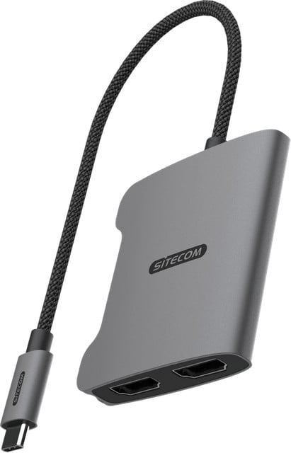 Sitecom USB-C naar Dual HDMI Adapter