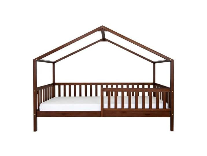 Lit cabane enfant - SUNNY - Sunny Kae - Bois pin FSC - Barrière de sécurité amovible - Sommier à lattes inclus