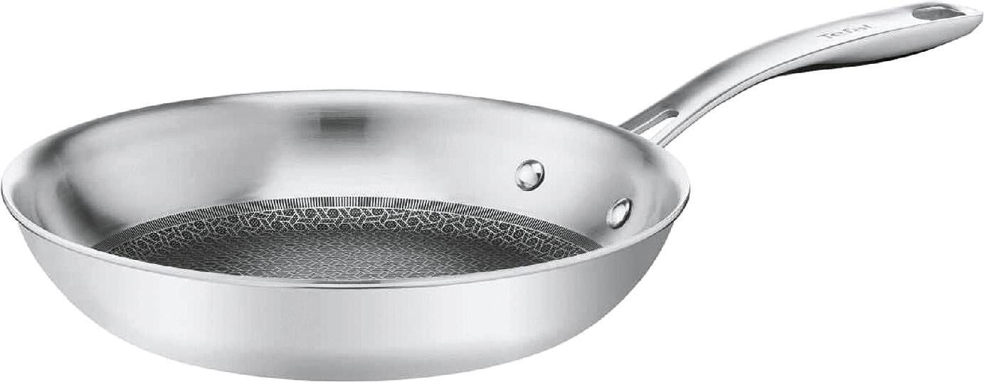 Tefal Eternal Mesh koekenpan, diameter 28 cm, roestvrij staal