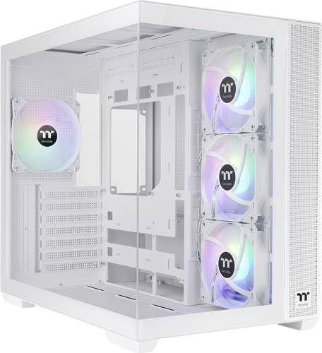 Thermaltake View 380 TG ARGB Snow White Midi-Tower PC-Gehäuse Schnee-Weiß