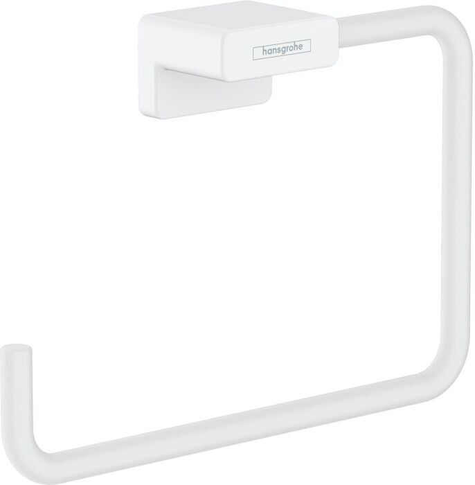 Hansgrohe AddStoris Handtuchring 41754700 Wandmontage, Metall, mattweiß