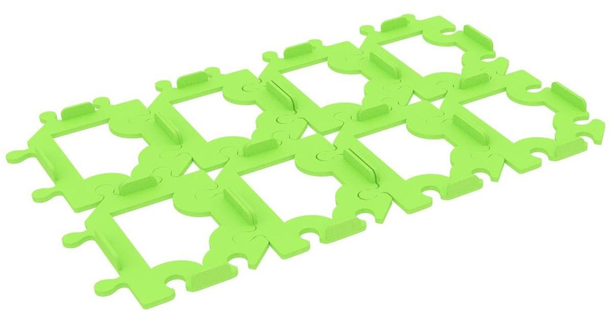 Feldherr Set van 8 modulaire kaart houders voor standaard speelkaarten, groen