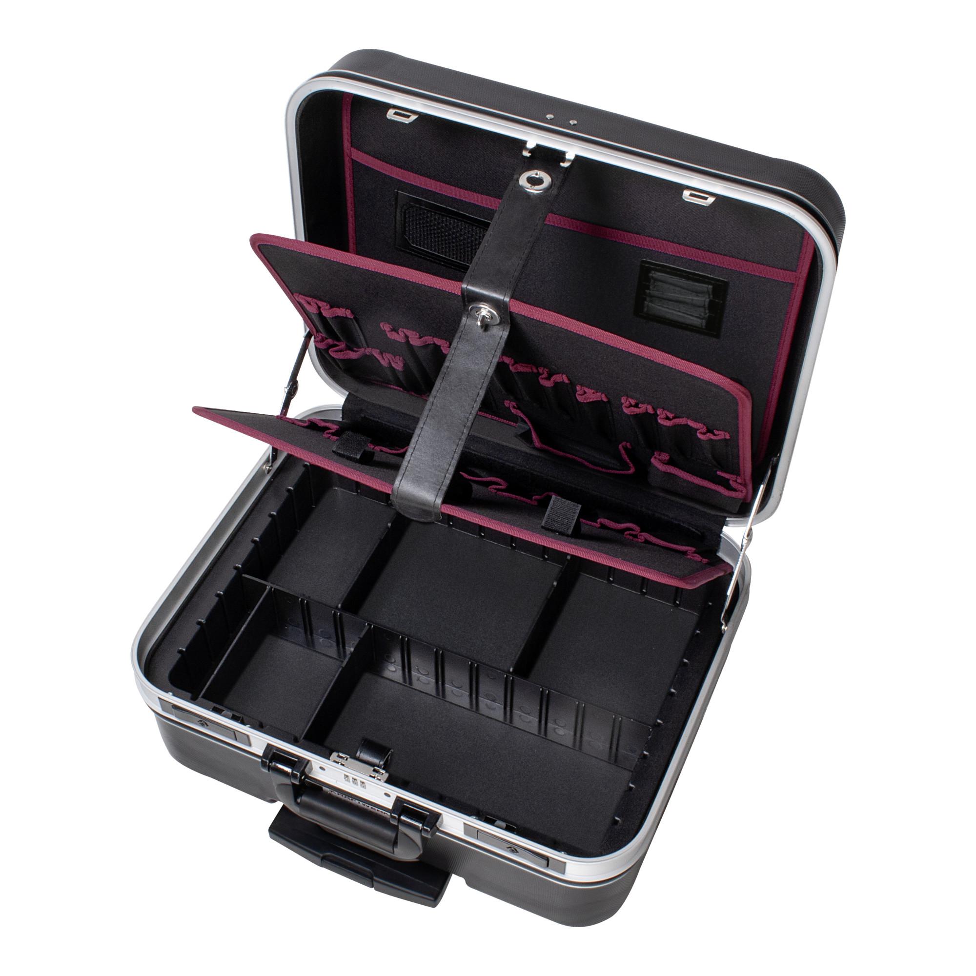 Kraftwerk P395 ABS-Roll-Werkzeugkoffer leer mit Alu-Rahmen und Schaumstoffeinlage, 201395000 (201.395.000)