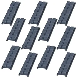 BRB 10 Brötchenhalter in Wellenform für 6 Brötchen/Baguettes, LxBxH 590x190x80 mm