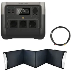EcoFlow River 2 0% MwSt §12 III UstG Pro 768Wh Powerstation mit 200W Solarpanel