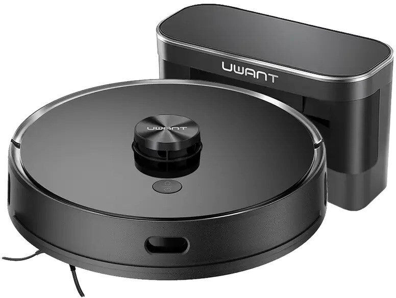UWANT U100 Lite Robotstøvsuger m. Moppefunktion & Ladestation - Grå