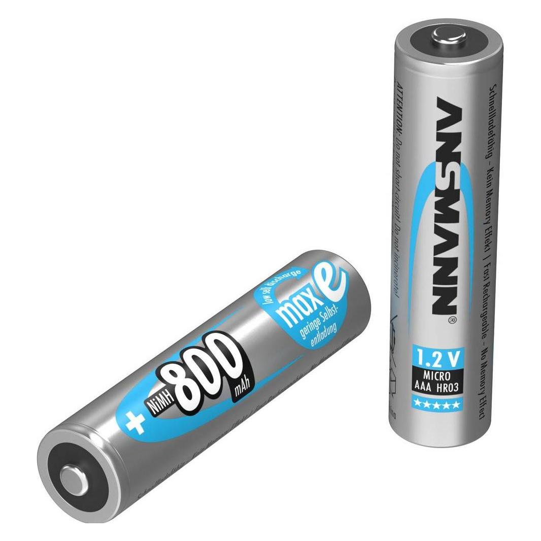 Ansmann Micro (AAA)-Akku NiMH maxE 4 + (6 Stk., AAA) (1321-0000-510)