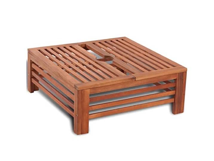 vidaXL Couverture de Support de Parasol en Bois