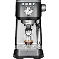 Solis Barista Perfetta Plus, Siebträgermaschine, Schwarz