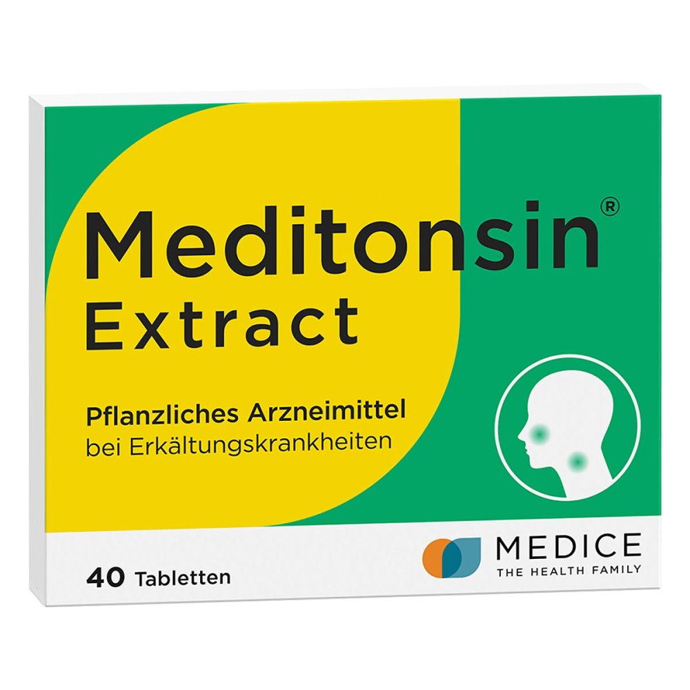 MEDICE Arzneimittel Pütter GmbH&Co.KG Meditonsin Extract Pflanzliche Erkältungstabletten 19846946