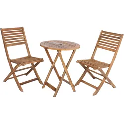 Balkonset Ibarra Teak 3-tlg.