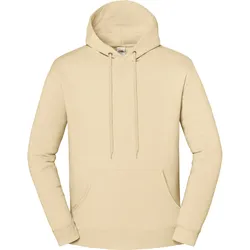 Fruit of the Loom Iconic Premium Hooded Sweat Unisex Hoodie mit CiCLO® Technologie, nachhaltig, desert sand, S