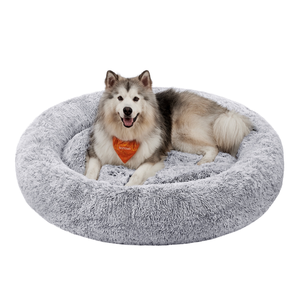 Feandrea Hundebett in der Mitte waschbar ombré-grau PGW044G01