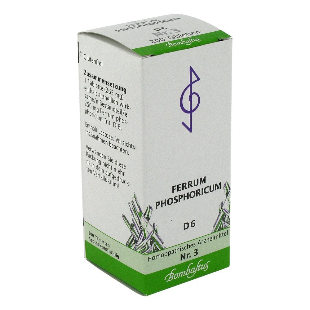Bombastus-Werke AG Biochemie 3 Ferrum phosphoricum D6 Tabletten 03093686