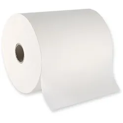 HYGOCLEAN Papierhandtuchrolle 2-lagig Außenabwicklung Zellulose Weiss 6 Rollen Breite 22 cm 130 Laufmeter
