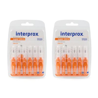 INTERPROx REG SUP Micro OR x2 2x6 St Zahnbürste