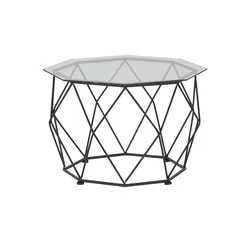 Couchtisch  Urban Scandi , schwarz , Maße (cm): B: 72 H: 47