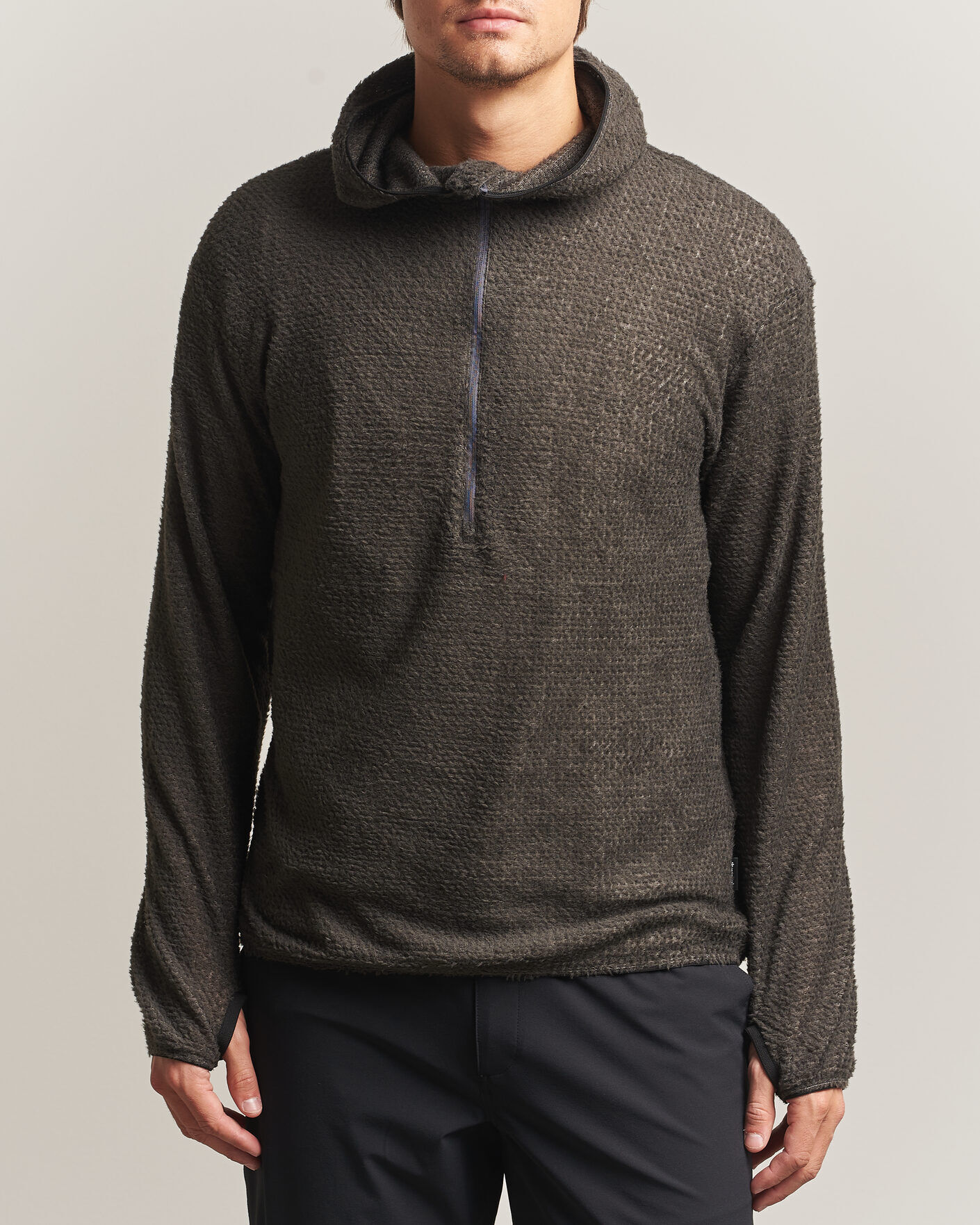 Snow Peak Alpha Direct 90 Hoodie Charcoal men S Grå