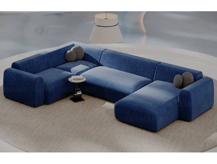 Stoff Wohnlandschaft Cortegada U-Form