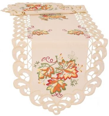 Xia Home Fashions Thankful Leaf 15''X54'' Table Runner