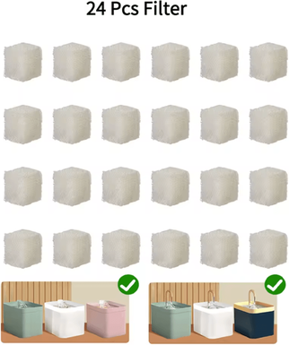 Inspire Curations PureFlow Pet Water Fountain Replacement Filter Sponge 24pcs Filter