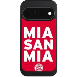 Nivocase Hülle für Google Pixel 11 Handyhülle NIVOcore Case Schwarz FC Bayern München FCB Mia San Mia (Google Pixel 11), Smartphone Hülle, Schwarz