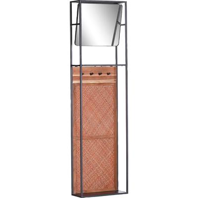 Wandgarderobe GUTMANN FACTORY "Dresscode", beige (natur), B:50cm H:180cm T:20cm, Massivholz, Garderobenpaneele, Wandgarderobe