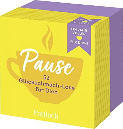 Pattloch Verlag - PAUSE - 52 Glücklichmach-Lose für dich: Ein Jahr voller kleiner Pausen für dich - Preis vom 09.10.2026 07:28:09 h