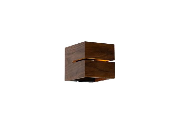 Applique murale en bois de noyer rustique 9,7 - Transfer Groove