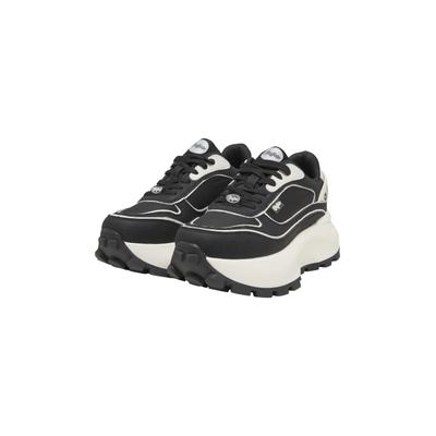 Trainingsschuh BUFFALO "Buffalo MANHATTEN ONE", Damen, Gr. 41, schwarz, weiß, Polyurethan, Schuhe