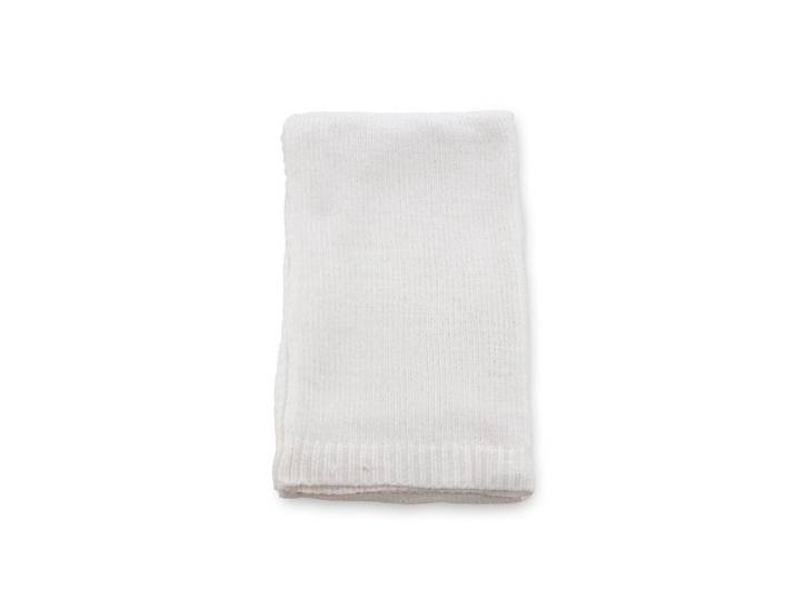 Tagesdecke Silva – 170×130 cm, weiche Chenille - Weiß - Chenille - Luxusbetten24
