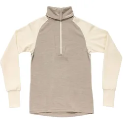 Devold, Damen, Funktionsshirt, Women's Expedition Merino Silk Zip (S), Weiss, Beige